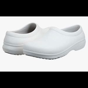 Crocs Unisex-Adult Men's and Women's on The Clock Clog Slip Resistant Work Shoes